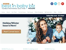 Tablet Screenshot of bestinbabybiz.com